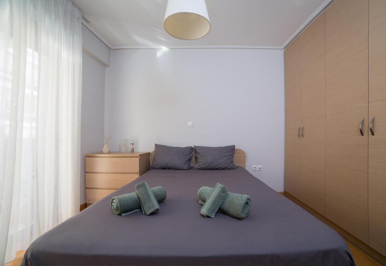 Lovely New Βuild Flat Near Metro - Free Parking أثينا المظهر الخارجي الصورة