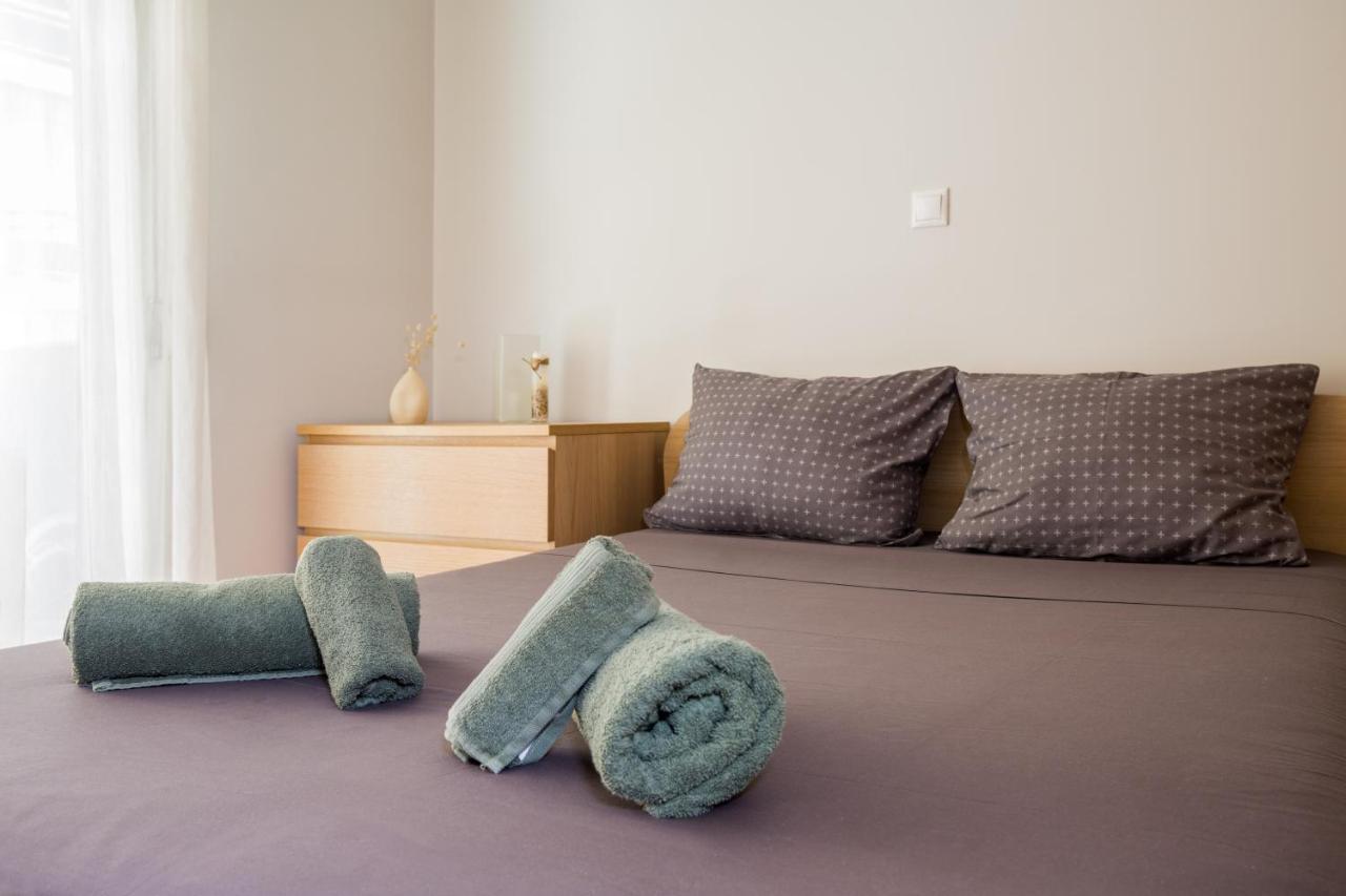 Lovely New Βuild Flat Near Metro - Free Parking أثينا المظهر الخارجي الصورة